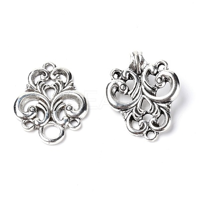 Alloy Hook Button PALLOY-WH0082-64-1