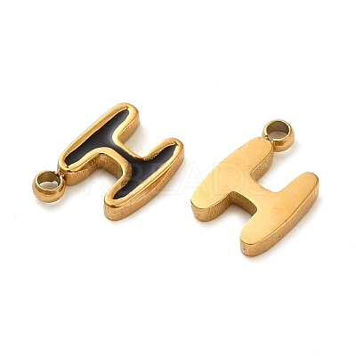 304 Stainless Steel Enamel Charms STAS-L022-292G-H-1