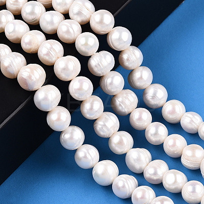 Natural Cultured Freshwater Pearl Beads Strands PEAR-N013-17N-01-1