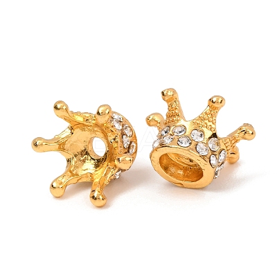 Alloy & Crystal Rhinestone Beads FIND-Z129-03G-1