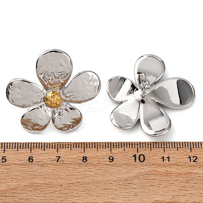 304 Stainless Steel Stud Earrings EJEW-K315-01G-1
