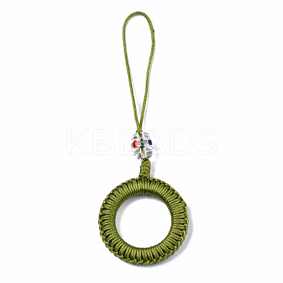 Polyester Tassel Woven Big Pendant Decorations FIND-N052-001E-1