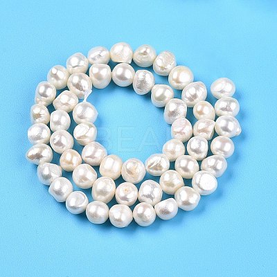 Natural Cultured Freshwater Pearl Beads Strands X-PEAR-N014-06C-1