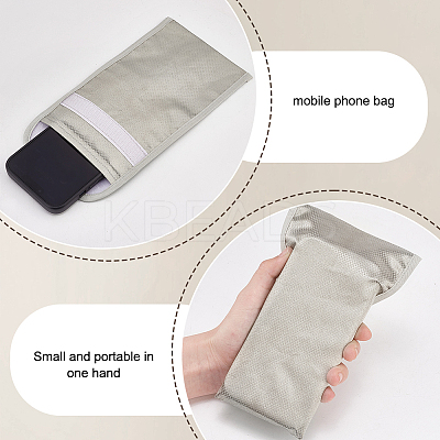 Cloth Security Faraday Bags for Key-Fob Protector ABAG-WH0035-057-1