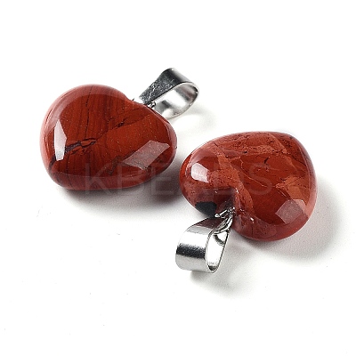 Natural Red Jasper Pendants LS-X-G-Q371-16-1