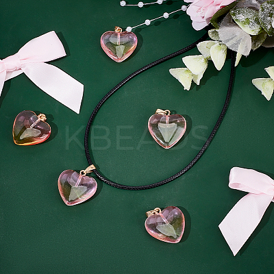 Valentine's Day DIY Pendant Necklaces Making Kits DIY-BBC0002-15B-1