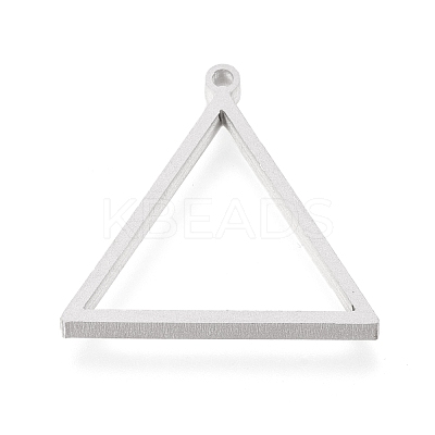 Tarnish Resistant 304 Stainless Steel Open Back Bezel Pendants STAS-K208-03P-1