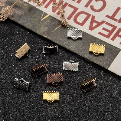Mixed Iron Ribbon Crimp Ends E143Y-M-1