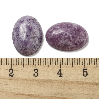 Natural Lepidolite Cabochons G-C115-01A-42-1