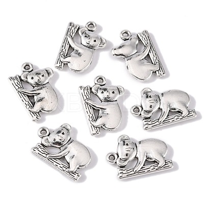 Tibetan Style Zinc Alloy Pendants X-TIBEP-R334-056AS-RS-1