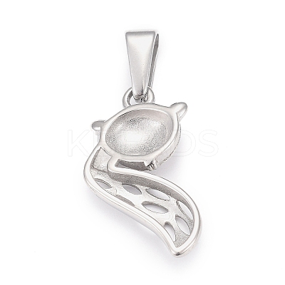 Tarnish Resistant 304 Stainless Steel Pendants STAS-H110-10P-1