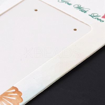 Paper Jewelry Display Cards DIY-B061-10E-1