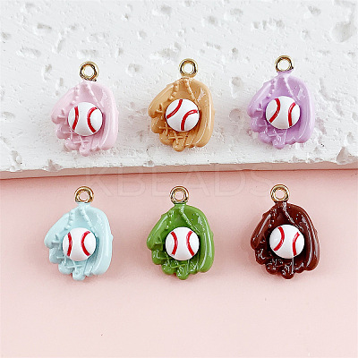 Alloy Enamel Pendants FIND-Z117-11G-1