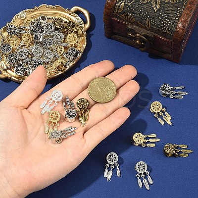 10Pcs Alloy European Beads FIND-YW0009-83-1