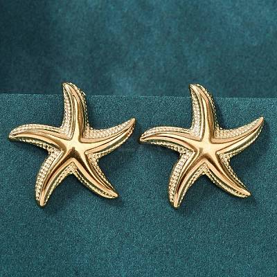304 Stainless Steel Stud Earrings for Women EJEW-K306-12G-1