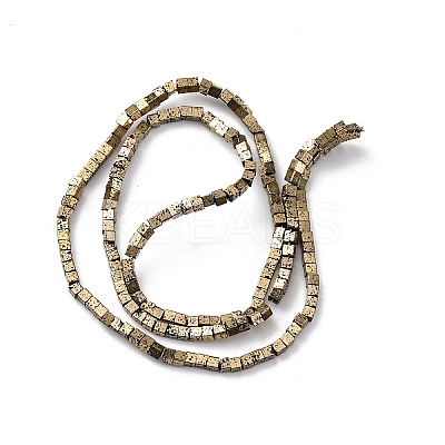 Electroplated Natural Lava Rock Beads Strands G-A256-B01-01D-1
