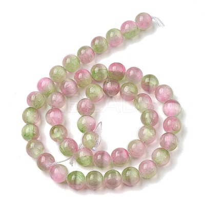 Natural Selenite Beads Strands G-P493-01K-1