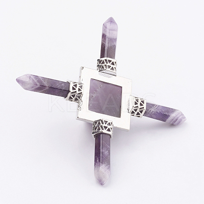 Natural Amethyst Pyramid Energy Generator G-F423-01-1