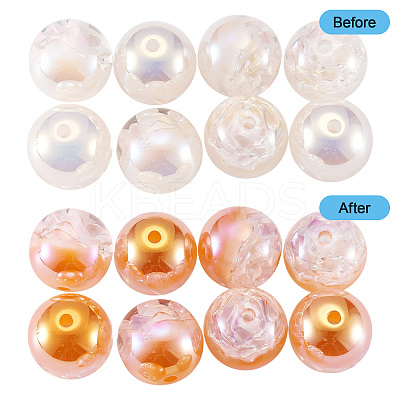 10Pcs Resin Beads PACR-TA0001-33K-1