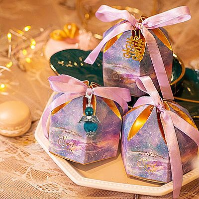 Glass Pendant Decorations HJEW-GO00031-1