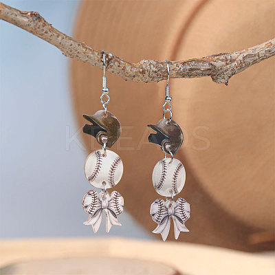Acrylic Dangle Earrings FS-WG0D22D-07-1