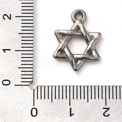 304 Stainless Steel Pendants STAS-M070-14P-1