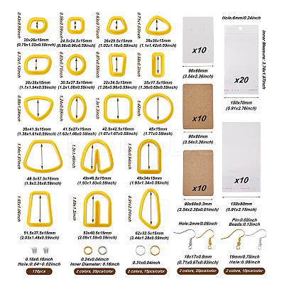 18Pcs 18 Style Plastic Clay Cutters DIY-FW0001-21-1