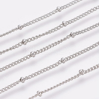 Tarnish Resistant 304 Stainless Steel Curb Chain Anklets LS-AJEW-P069-05P-1