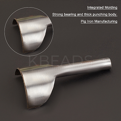 2 Pcs 2 Styles 45# Steel Leathercraft Tool TOOL-GA0001-30P-1