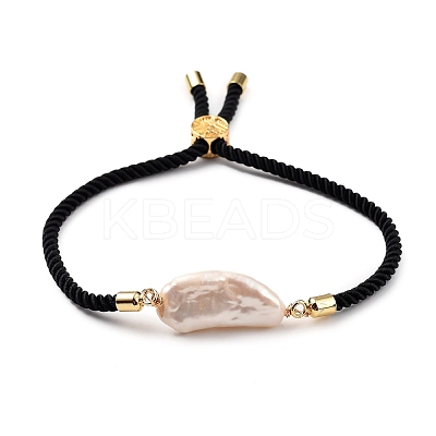Adjustable Nylon Twisted Cord Slider Bracelets Sets BJEW-JB05322-1