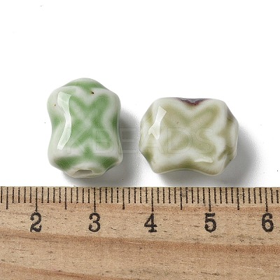 Handmade Porcelain Beads PORC-L080-E-1