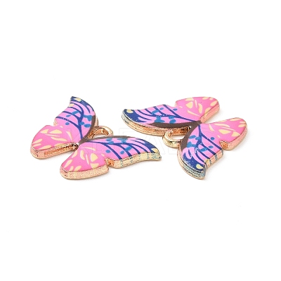 Alloy Enamel Pendants PALLOY-M200-01LG-C-1