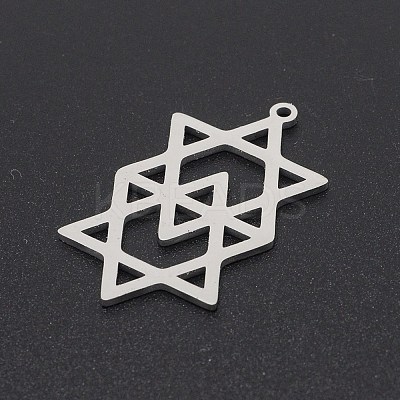 Non-Tarnish 201 Stainless Steel Pendants STAS-S105-LA234-1