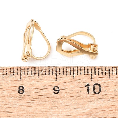 316 Surgical Stainless Steel Clip-on Earring Findings X-STAS-P397-02G-1