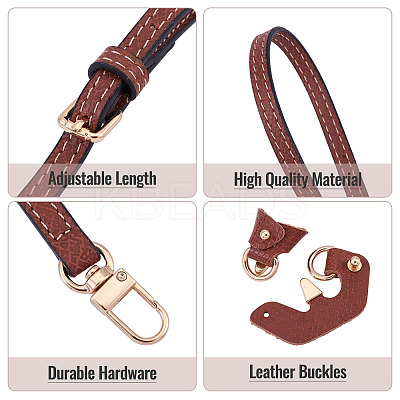 Flat PU Leather Webbing Bag Straps FIND-TA0007-93-1