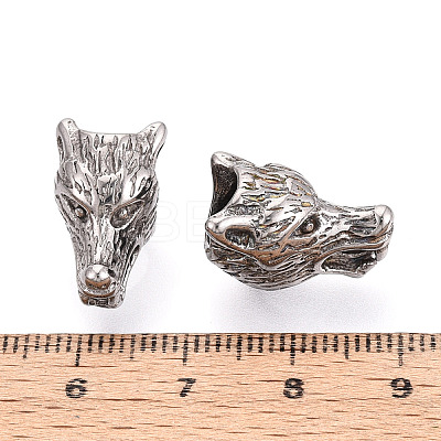 304 Stainless Steel European Style Large Hole Beads STAS-T072-143P-1