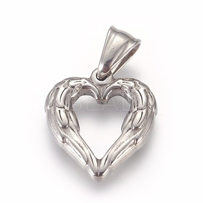 Non-Tarnish 304 Stainless Steel Pendants STAS-E449-26P-1