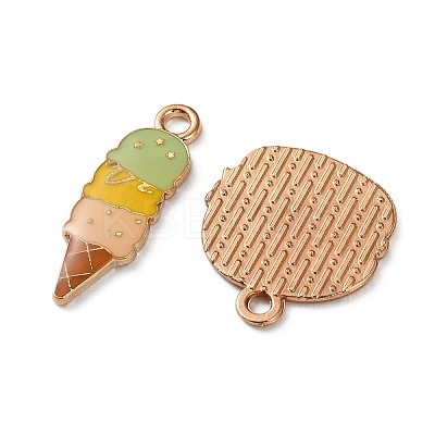 Alloy Enamel Pendants FIND-C085-04B-G-1