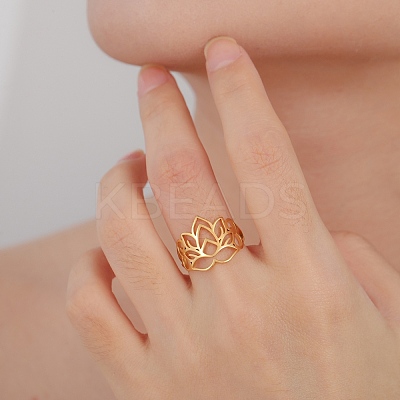 304 Stainless Steel Finger Rings X-RJEW-L129-02G-1