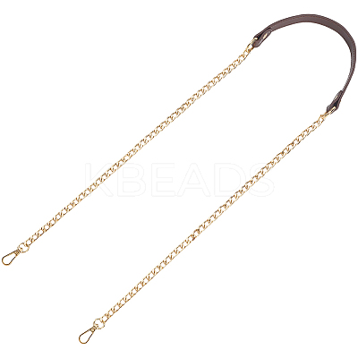 Imitation Leather & Alloy Crossbody Purse Chains FIND-WH20033-034C-LG-1