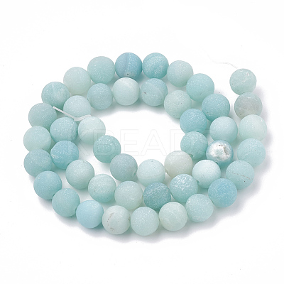 Natural Amazonite Beads Strands G-T106-188-1
