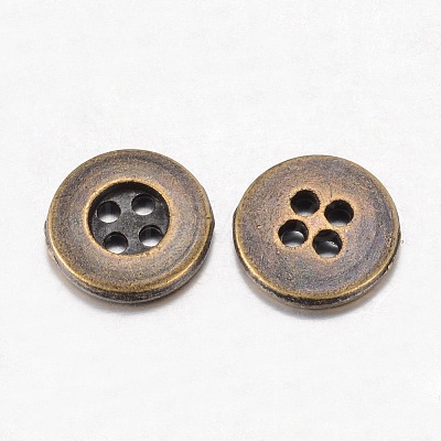 Alloy Buttons X-BUTT-D054-18mm-04-1