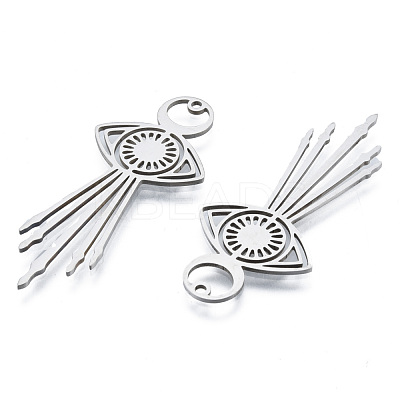 Non-Tarnish 201 Stainless Steel Pendants STAS-N090-LA954-1-1