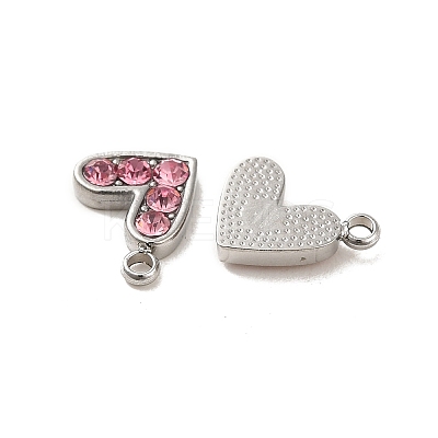 304 Stainless Steel Pendants STAS-L025-005P-03-1