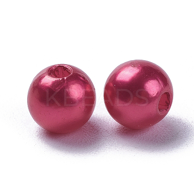 Imitation Pearl Acrylic Beads PL607-13-1