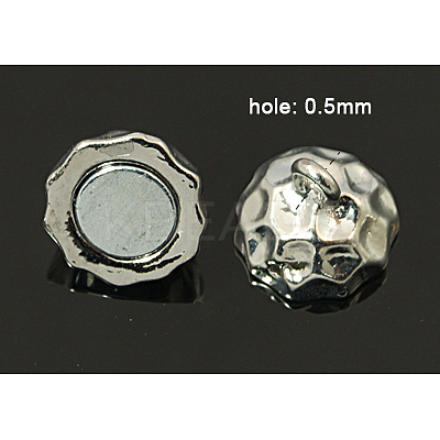 Brass Magnetic Clasps with Loops X-KK-C2918-N-1