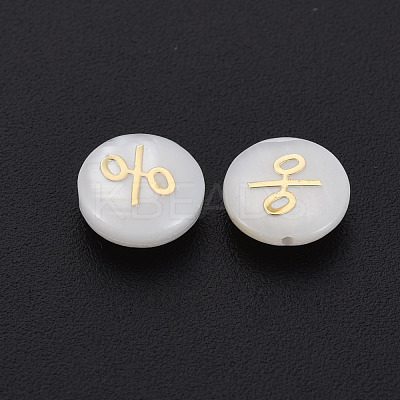Natural Freshwater Shell Beads SHEL-N003-22-04-1