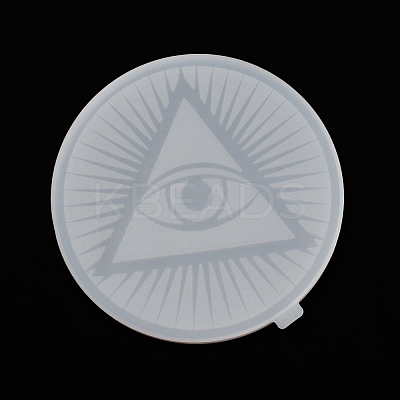 Eye of Providence/All-seeing Eye DIY Silicone Statue Mold AJEW-D052-02-1
