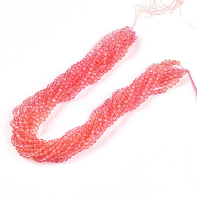 Baking Paint Transparent Glass Beads X1-DGLA-A035-T4mm-A01-1