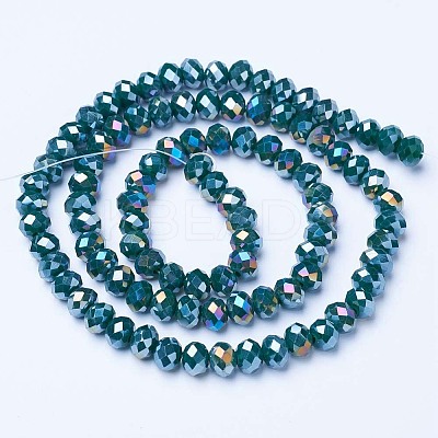 Electroplate Glass Beads Strands LS-EGLA-A044-P6mm-B12-1